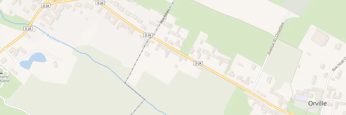 Plan du 23 Rue Henri Capron à Orville