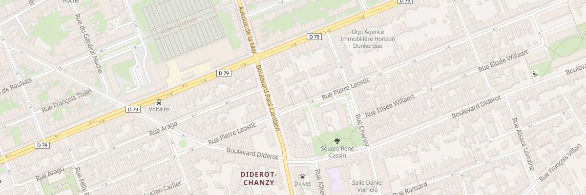 Plan du 41 Rue Pierre Léostic à Dunkerque