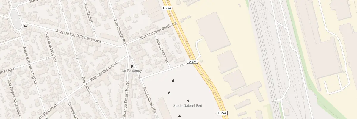 Plan du 4 Rue Paul Rannou à Vitry-sur-Seine
