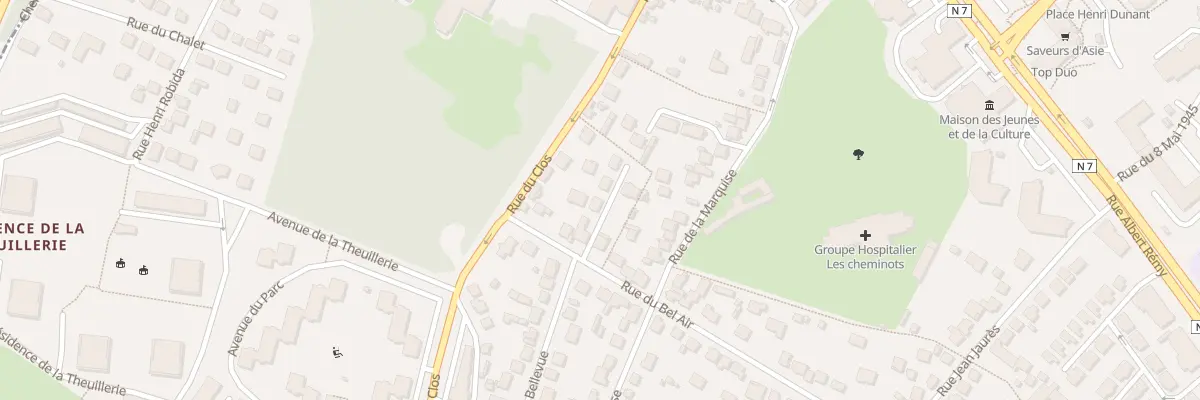 Plan du 86 Rue du Bel Air à Ris-Orangis