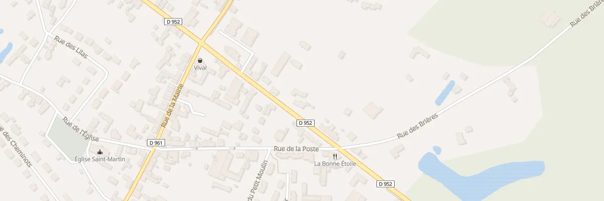 Plan du 10 Rue Nationale aux Bordes
