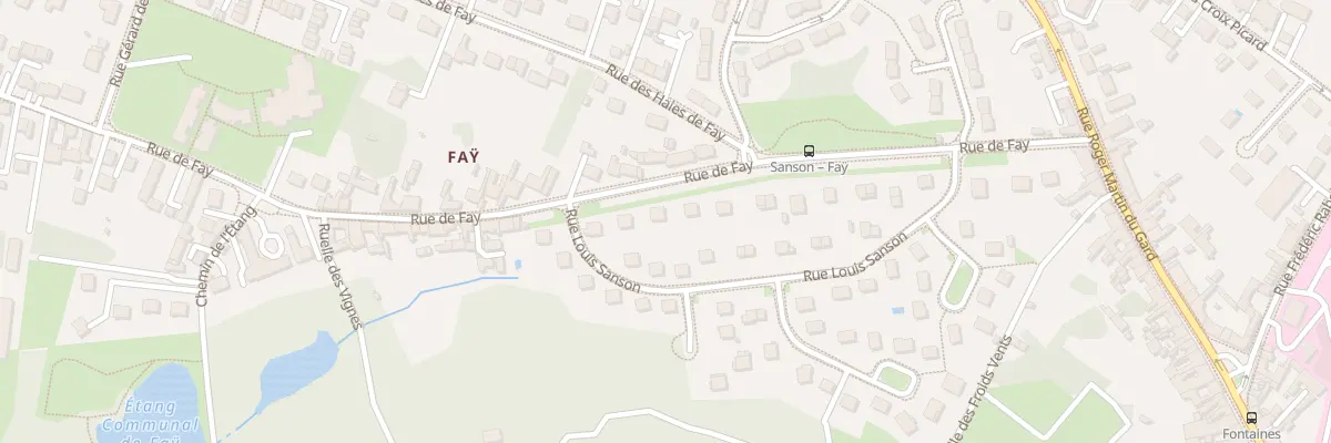Plan du 23 Rue de Fay à Clermont