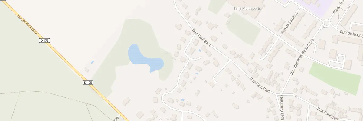 Plan du 13 Rue Claude Debussy à Gouvieux