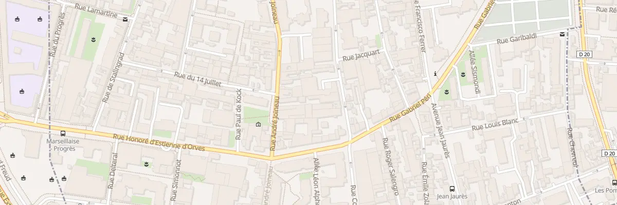 Plan du 31 Rue André Joineau au Pré-Saint-Gervais