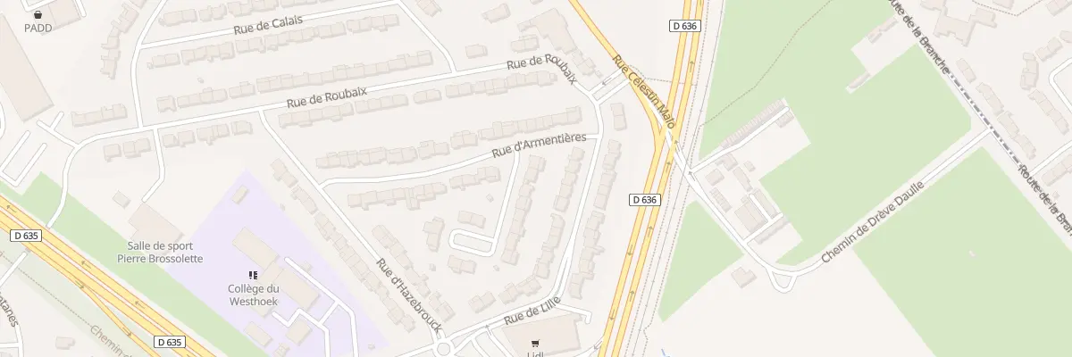 Plan du 4 Rue de Cambrai à Coudekerque-Branche