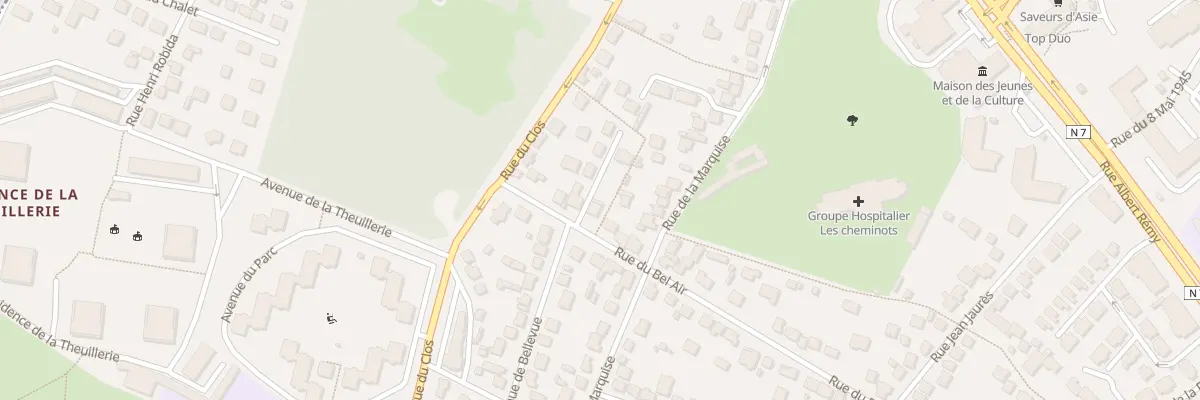 Plan du 84 Rue du Bel Air à Ris-Orangis