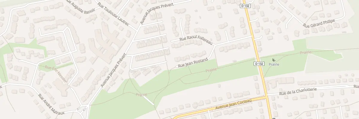 Plan du 36 Rue Jean Rostand au Malesherbois