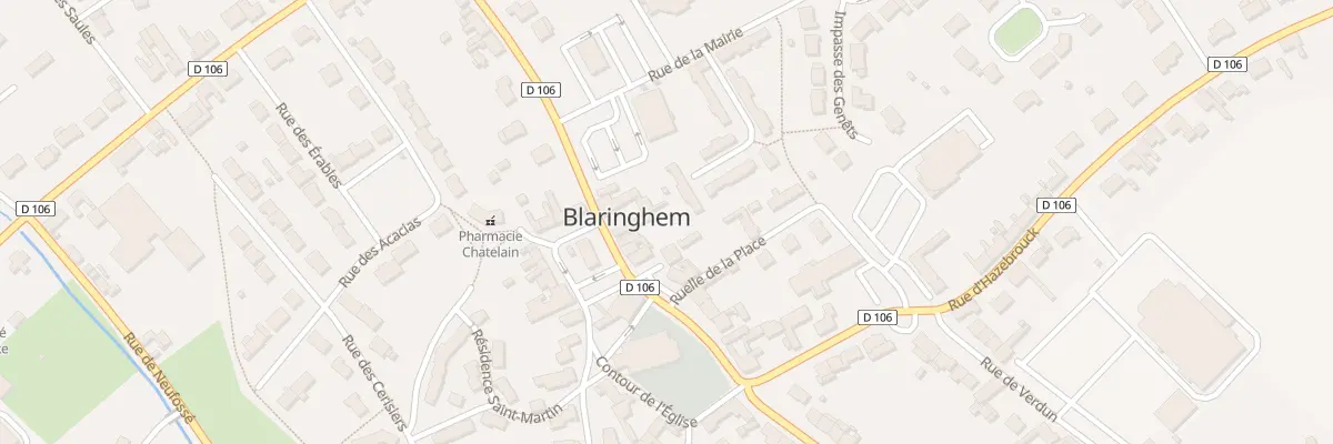Plan du 130 Rue Pierre Dhedin à Blaringhem