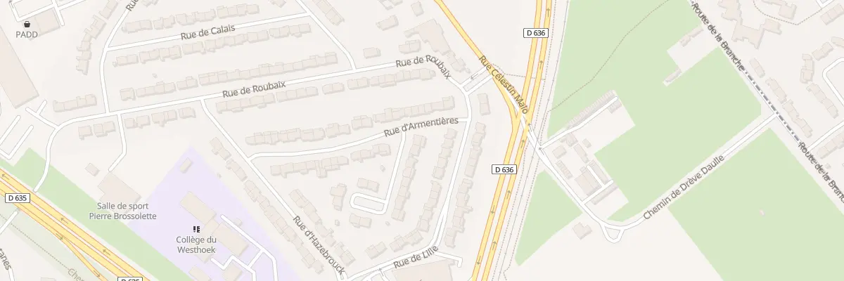Plan du 2 Rue de Cambrai à Coudekerque-Branche