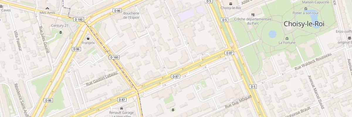 Plan du 8B Av General Leclerc à Choisy-le-Roi