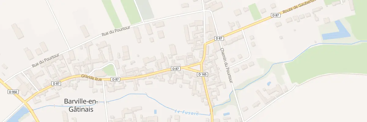 Plan du 8 Gr Grande Rue à Barville-en-Gâtinais