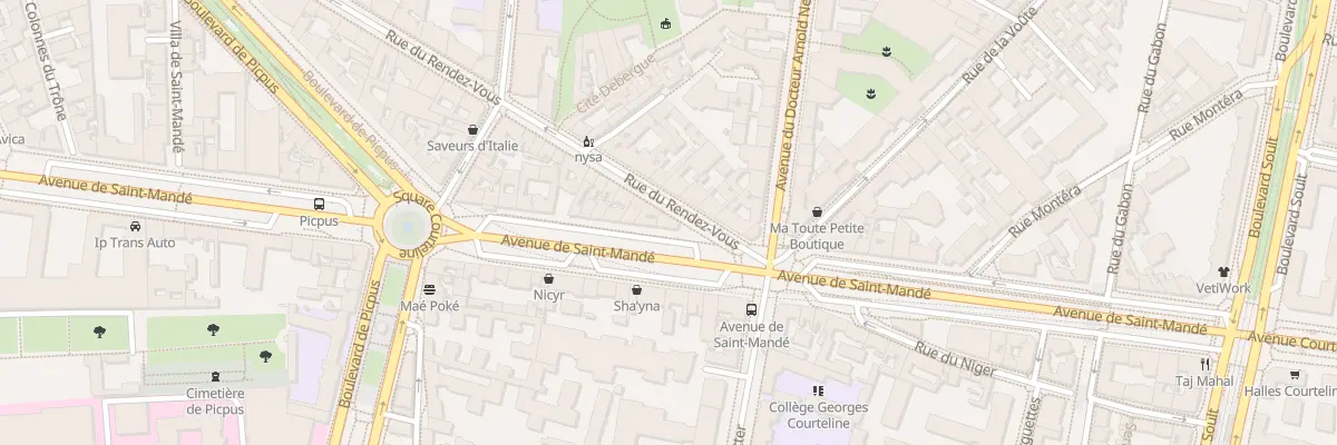 Plan du 65 Av de Saint-Mandé à Paris 12e Arrondissement