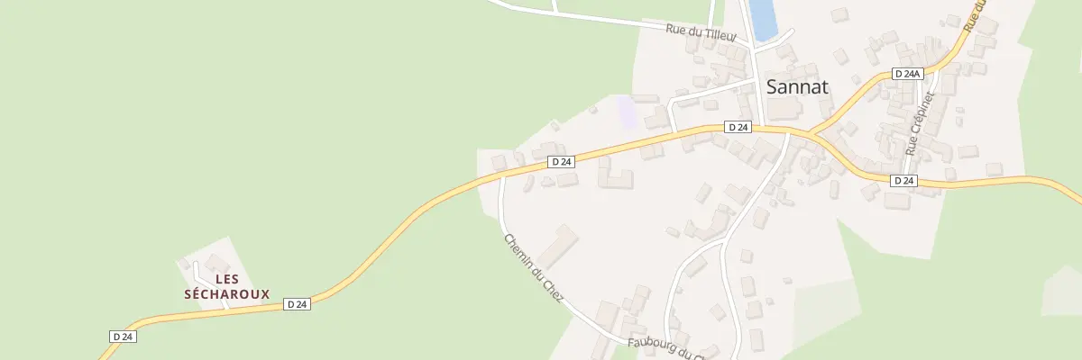 Plan du 13 Rue des Ecoles à Sannat