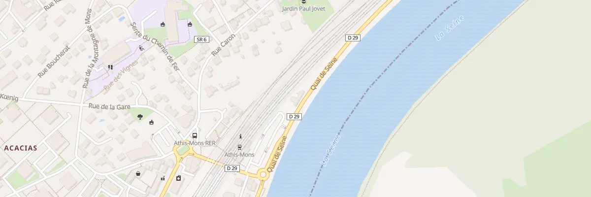 Plan du 9 Vc Quai de Seine à Athis-Mons