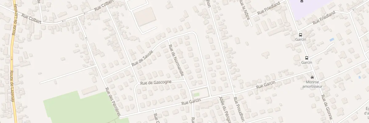 Plan du 7 Rue de Normandie à Bourges