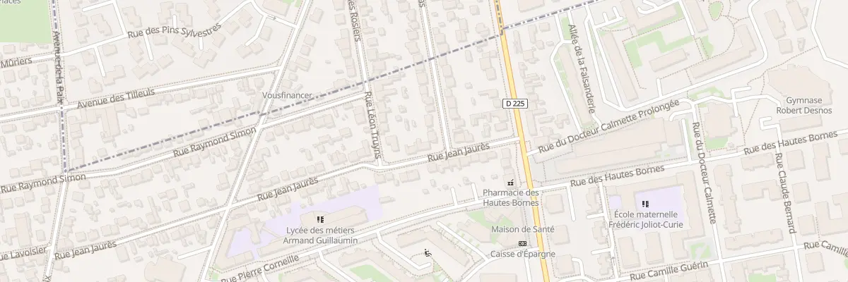 Plan du 14 Rue Jean Jaurès à Orly