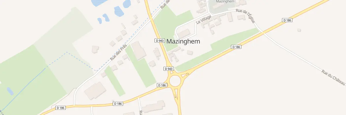 Plan du 30 Rte Nationale à Mazinghem
