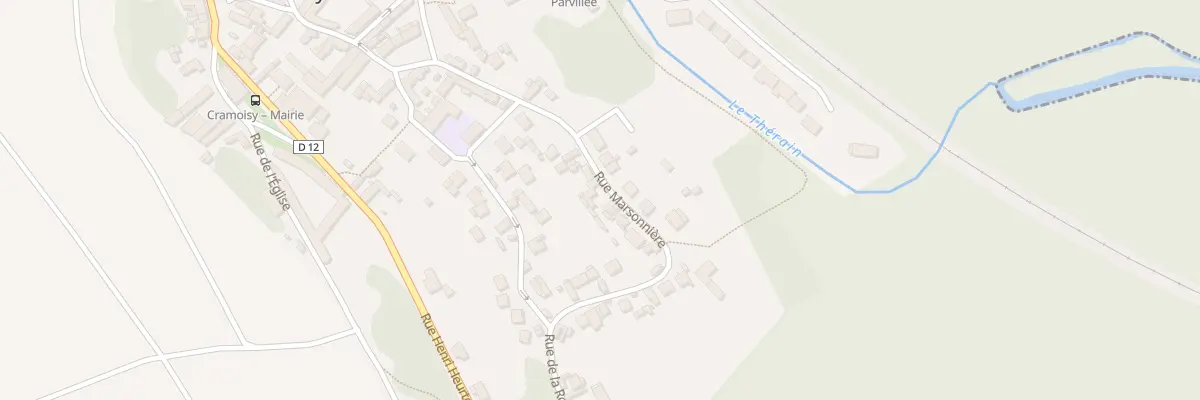 Plan du 24 Rue Marsonnière à Cramoisy
