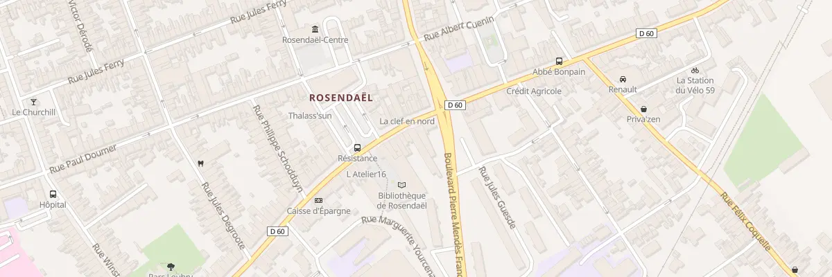 Plan du 10 Rue Paul Machy à Dunkerque