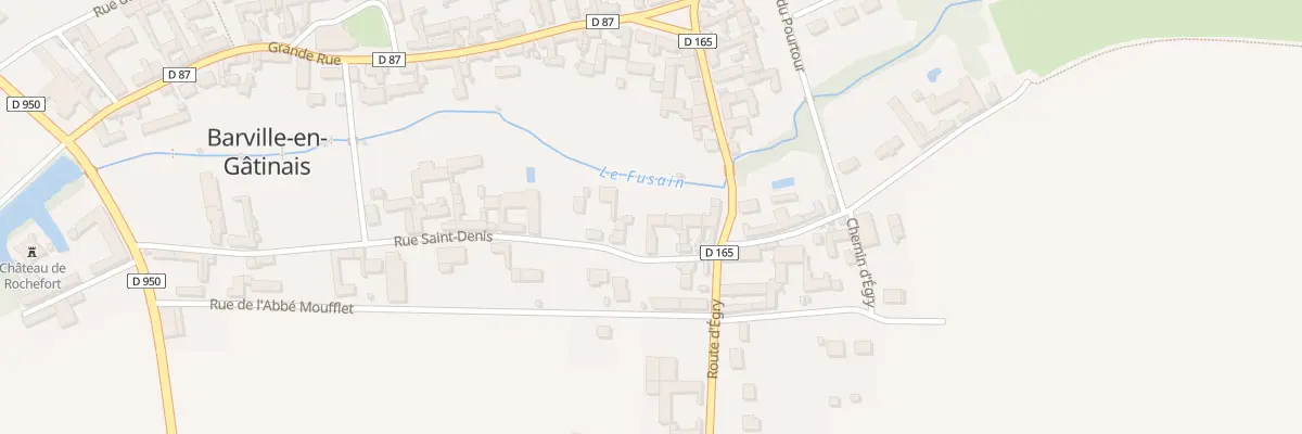 Plan du 6 Rue St Denis à Barville-en-Gâtinais