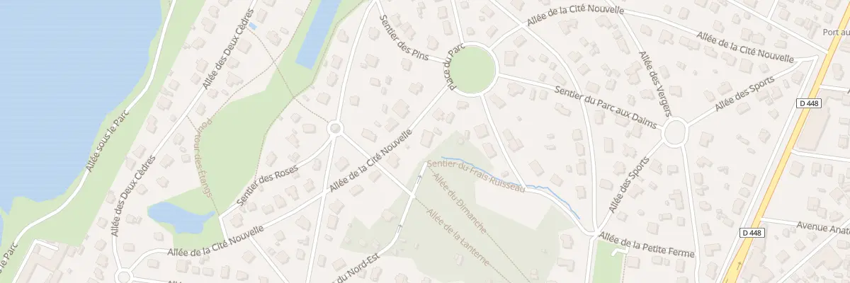 Plan du 34 All de la Cité Nouvelle à Draveil