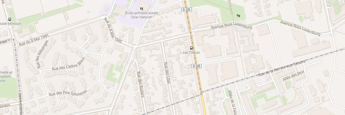 Plan du 38 Rue des Lilas à Thiais