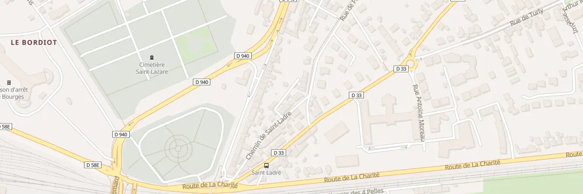 Plan du 5T Che de Saint-Ladre à Bourges
