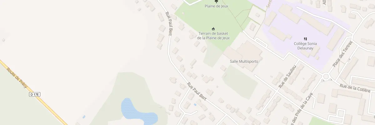 Plan du 86 Rue Paul Bert à Gouvieux