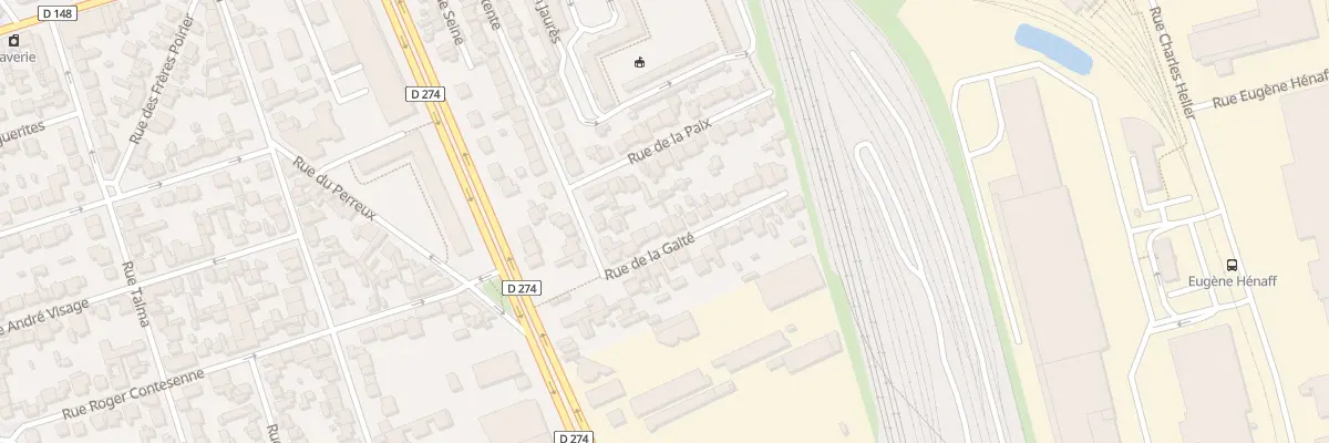 Plan du 22 Rue de la Gaité à Vitry-sur-Seine