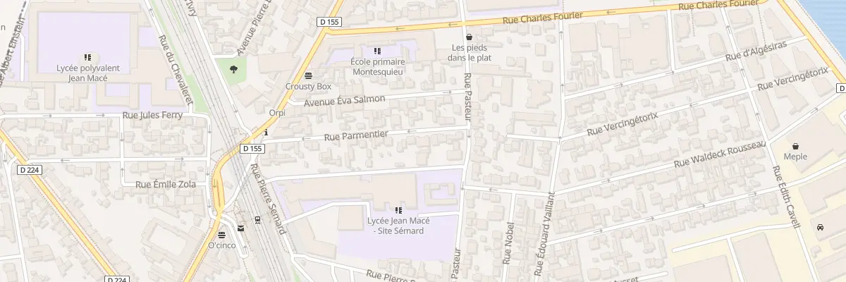 Plan du 7 Rue Parmentier à Vitry-sur-Seine