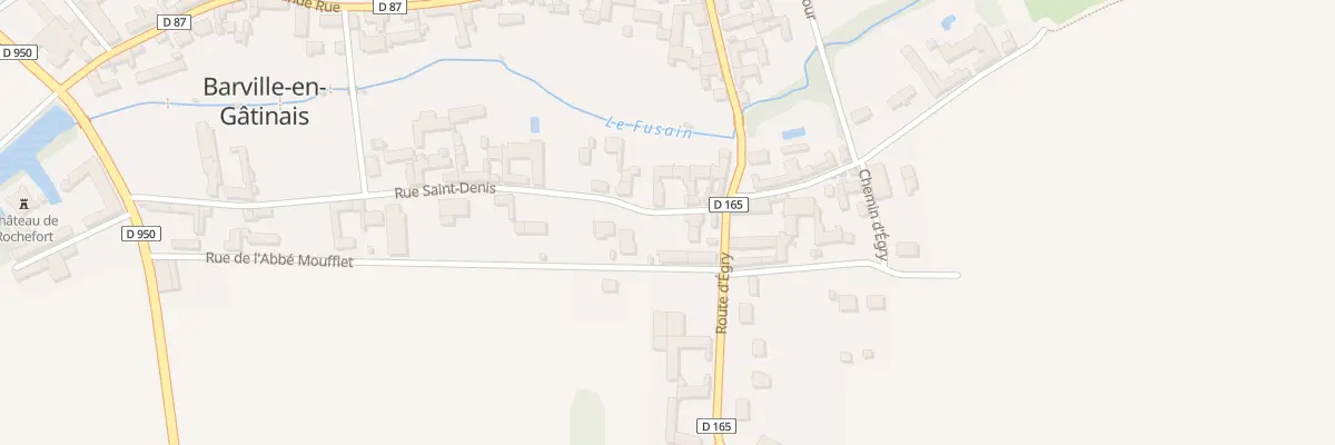 Plan du 1 Rue St Denis à Barville-en-Gâtinais