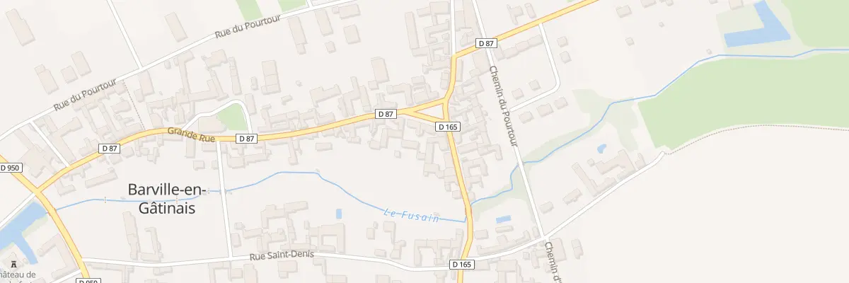 Plan du 1 Gr Grande Rue à Barville-en-Gâtinais