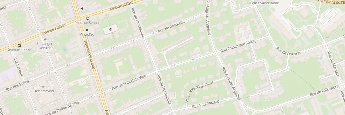 Plan du 47 Rue Francisque Sarcey à Dunkerque
