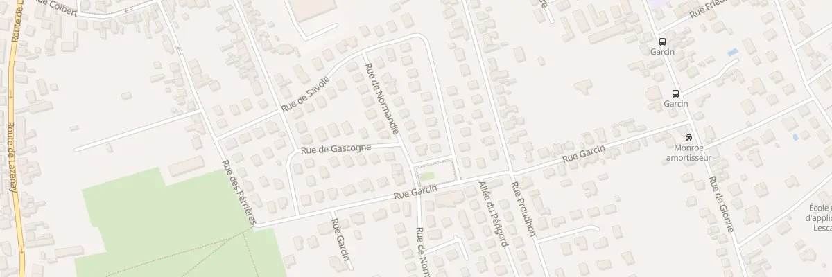 Plan du 13 Rue de Normandie à Bourges
