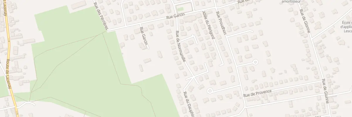 Plan du 34 Rue de Normandie à Bourges