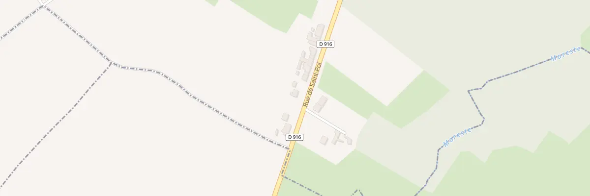 Plan du 124 Rue de Saint-pol à Pressy