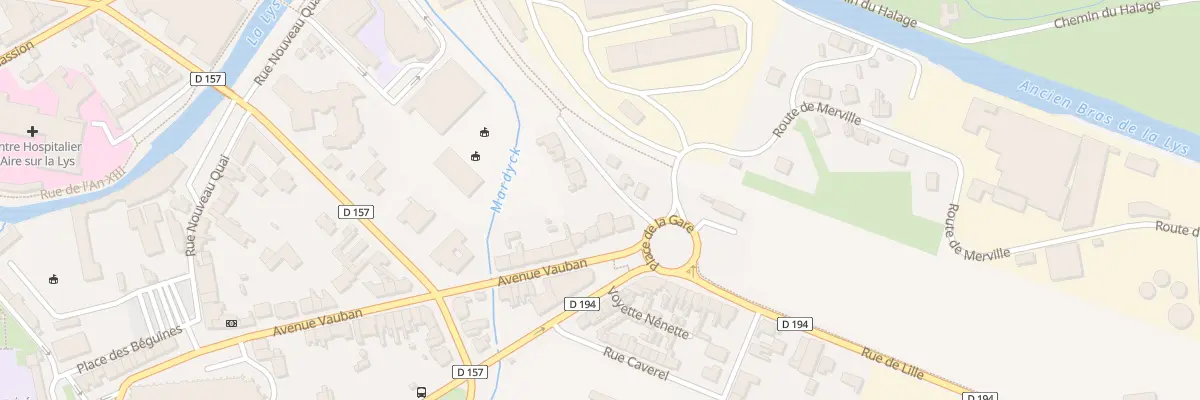 Plan du 5 Pl de la Gare à Aire-sur-la-Lys