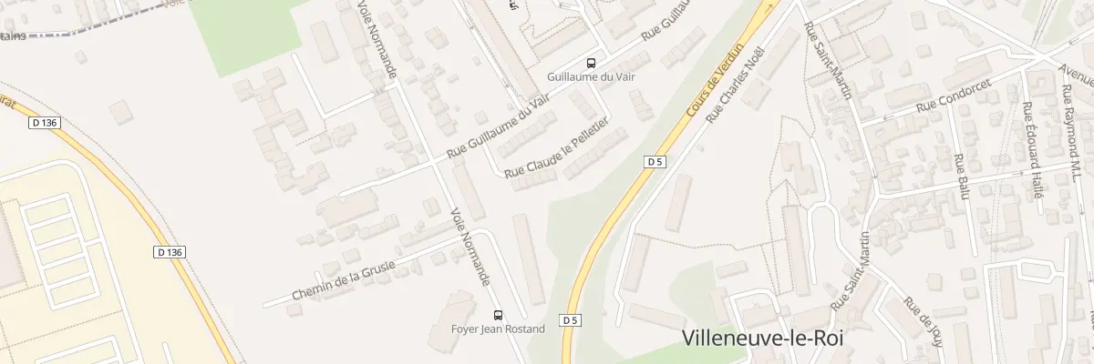 Plan du 55 Rue Claude le Pelletier à Villeneuve-le-Roi