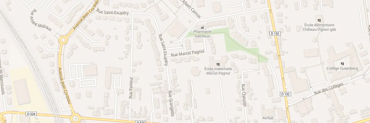 Plan du 2 Rue Marcel Pagnol au Malesherbois