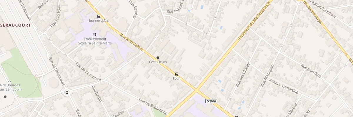Plan du 59 Rue Jean Baffier à Bourges