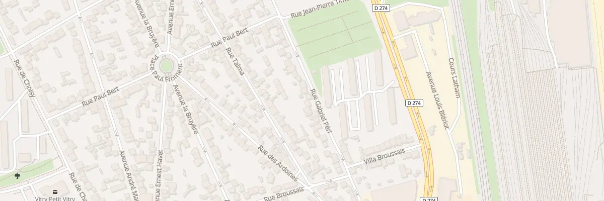 Plan du 37 Rue Gabriel Péri à Vitry-sur-Seine