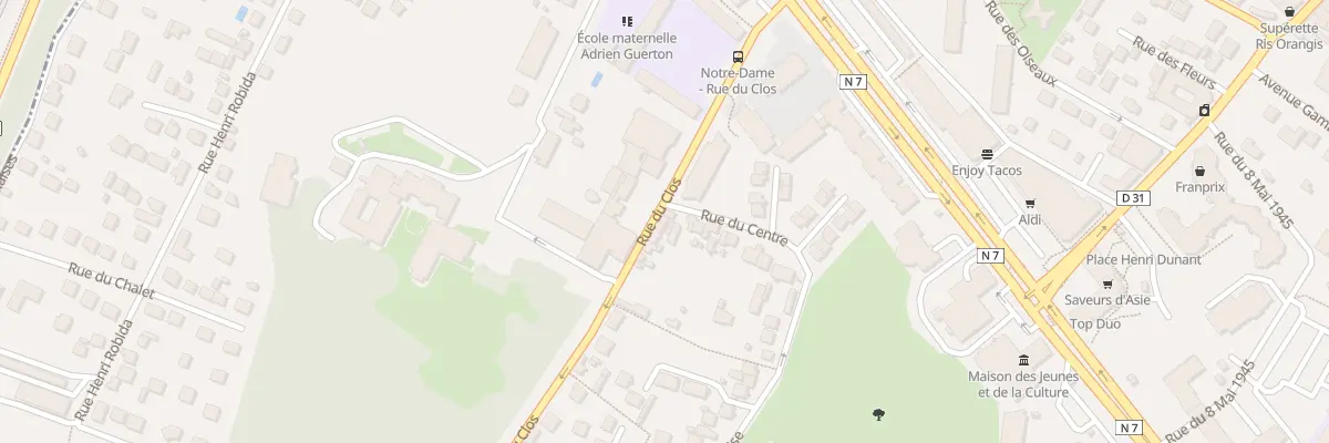 Plan du 17 Rue du Clos à Ris-Orangis