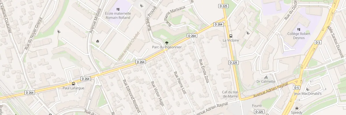 Plan du 22 Rue Pierre Loti à Orly