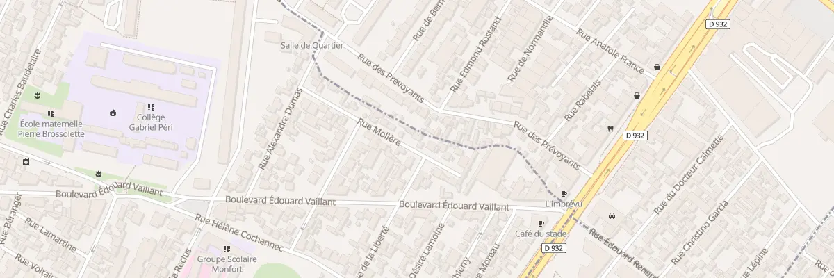 Plan du 27 Rue Molière à Aubervilliers