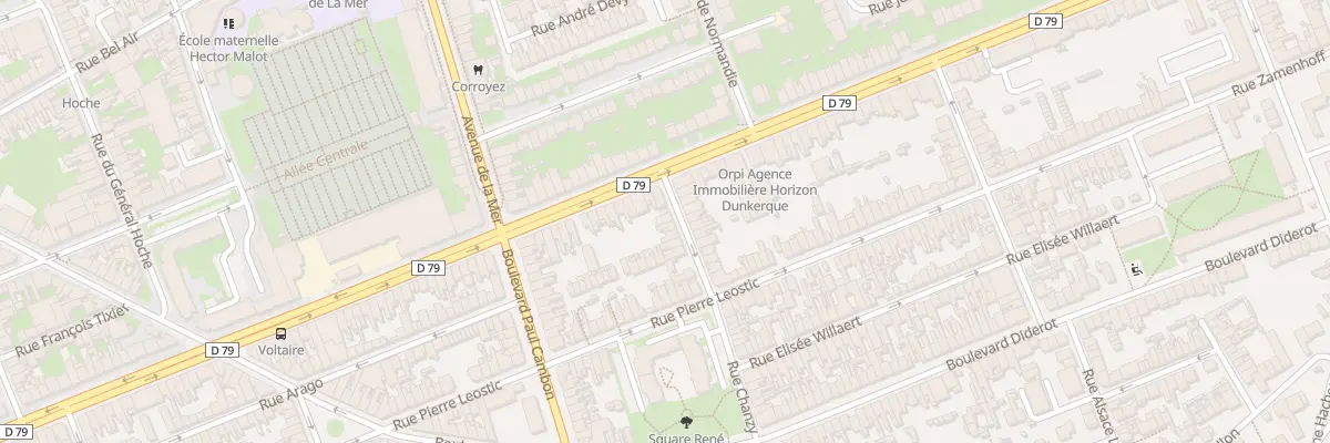 Plan du 81 Rue Chanzy à Dunkerque
