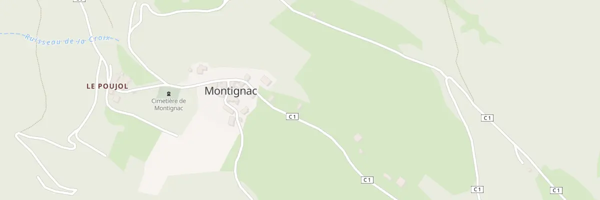 Plan du 5302 Montignac à Conques-en-Rouergue