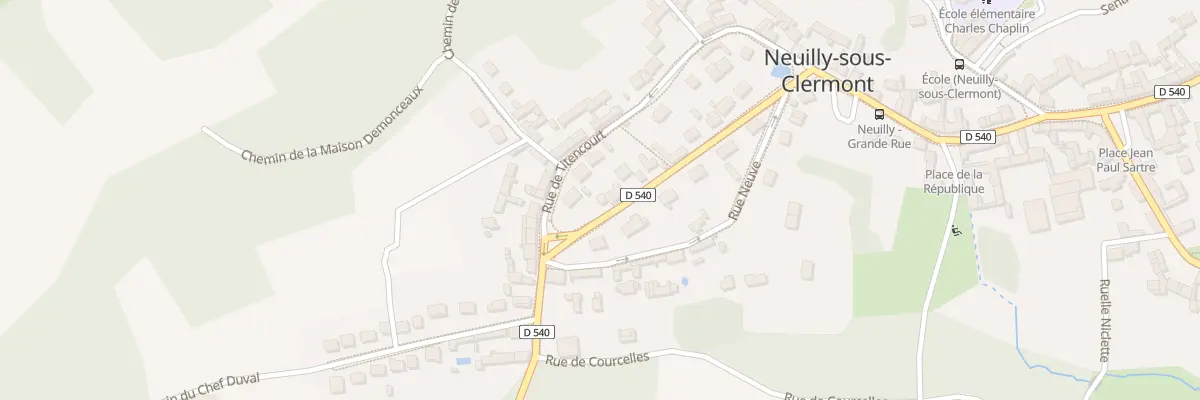 Plan du 436 Grande Rue à Neuilly-sous-Clermont