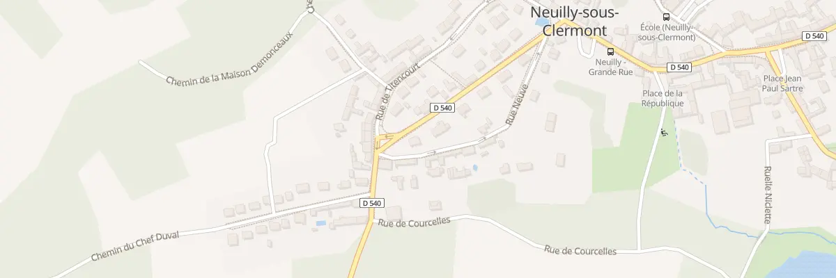 Plan du 206 Rue Neuve à Neuilly-sous-Clermont