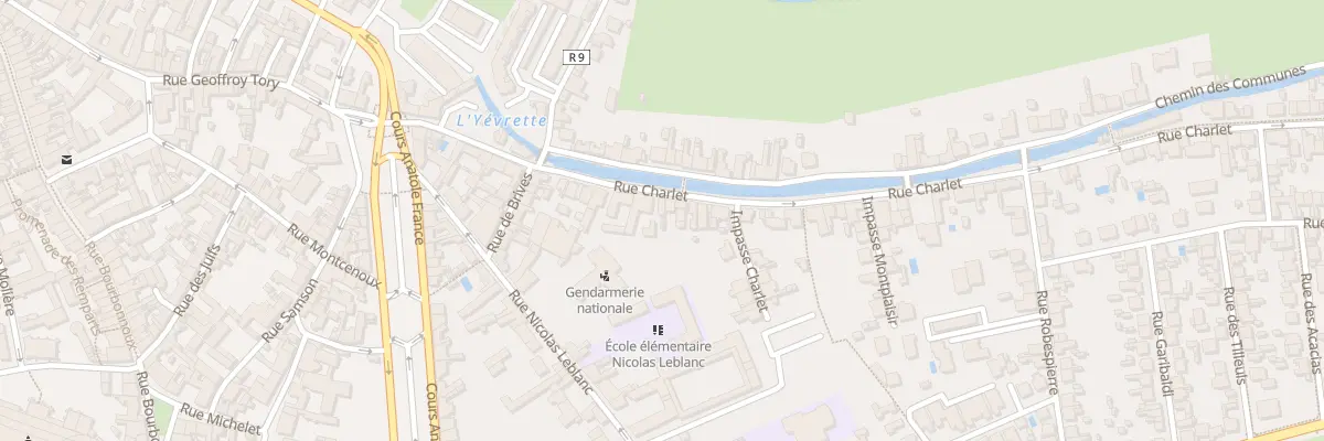Plan du 34 Rue Charlet à Bourges