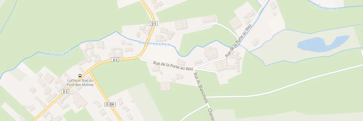 Plan du 20 Rue de la Porte au Wez à Lucheux